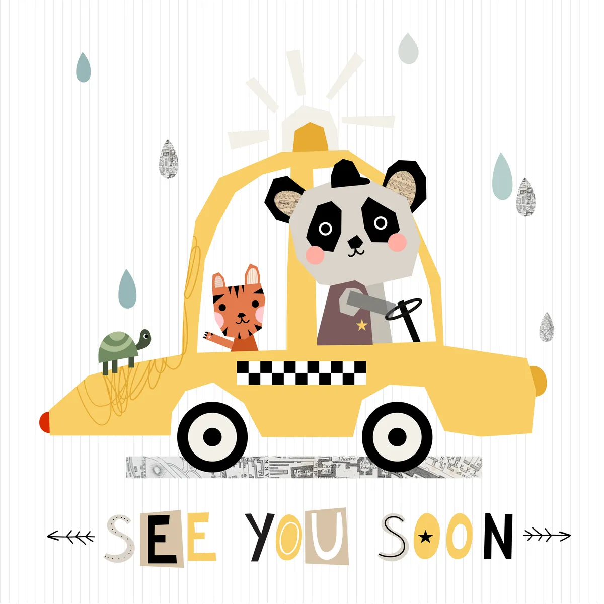 See you soon postcard