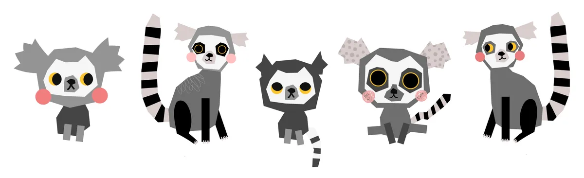 Lemur character collection