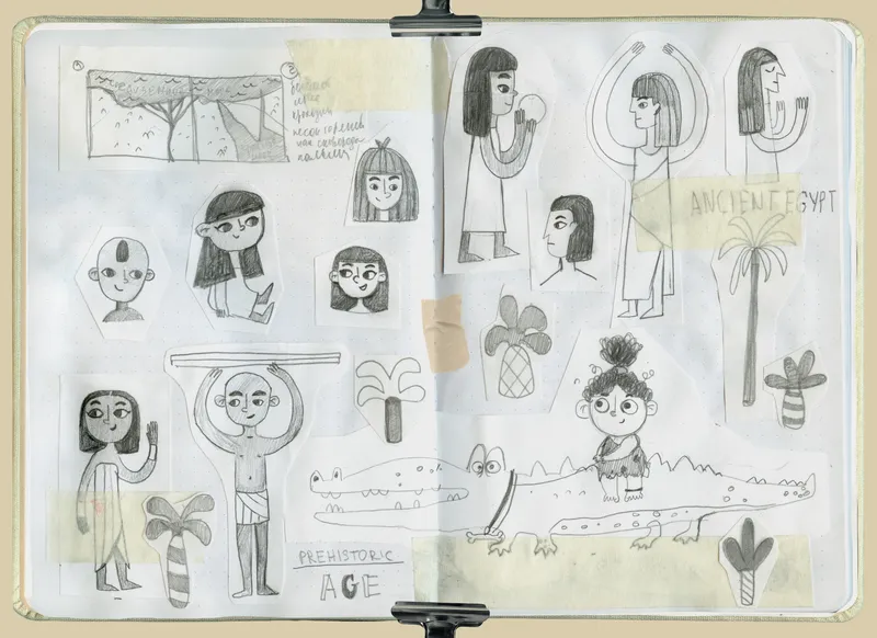 Cover image for Sketchbook "Egypt"