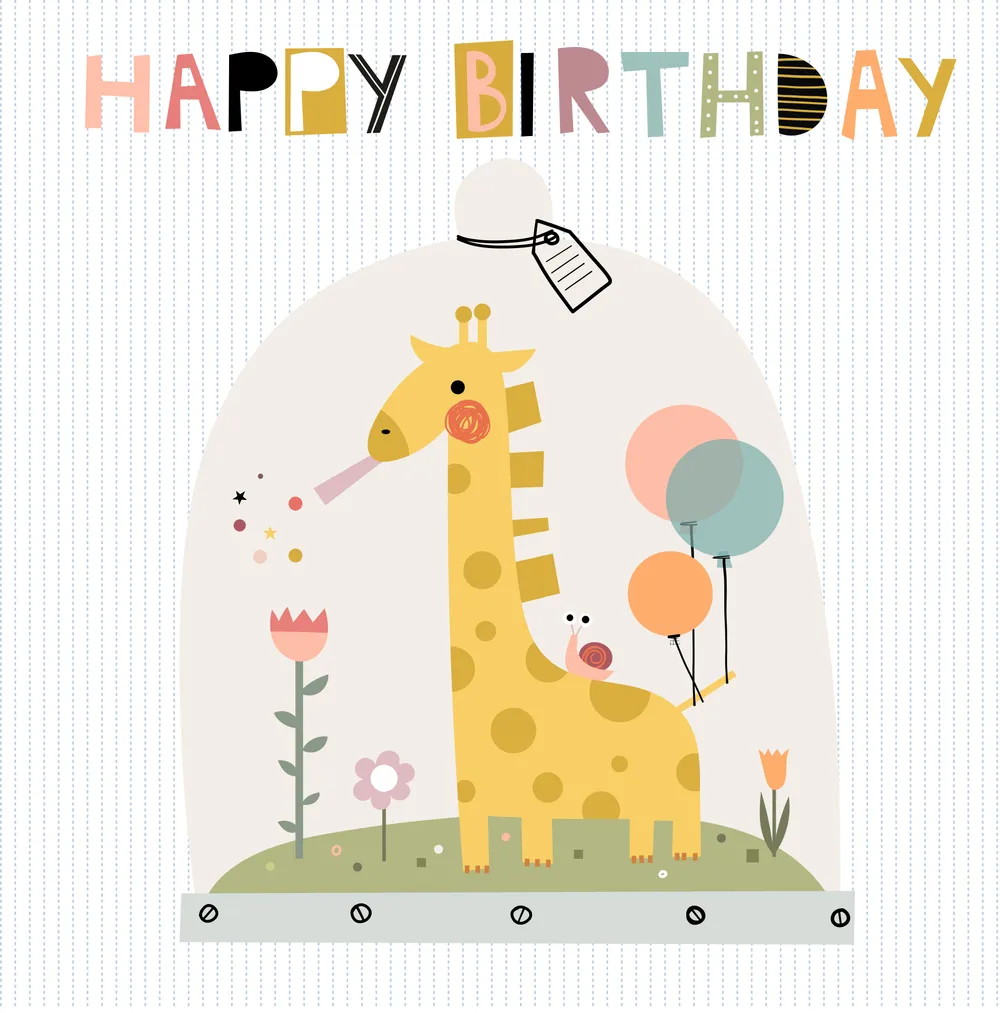 Postcard "Giraffe"
