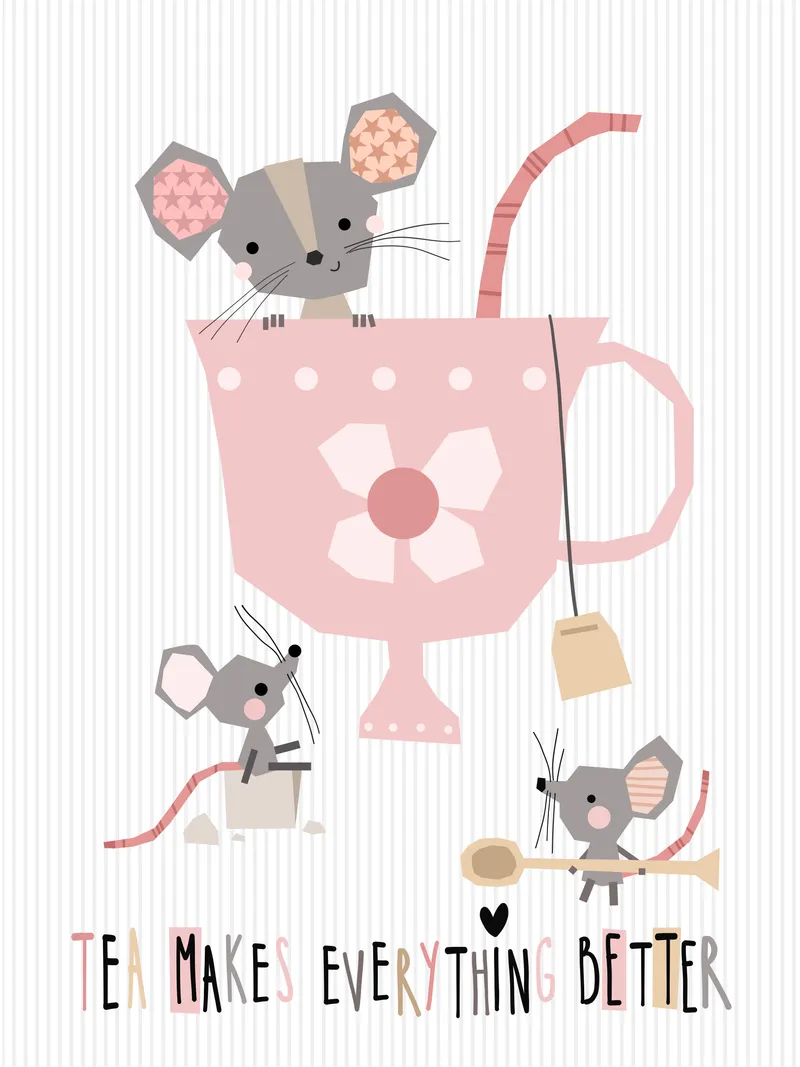 Cover image for Postcard "Mouse Tea"
