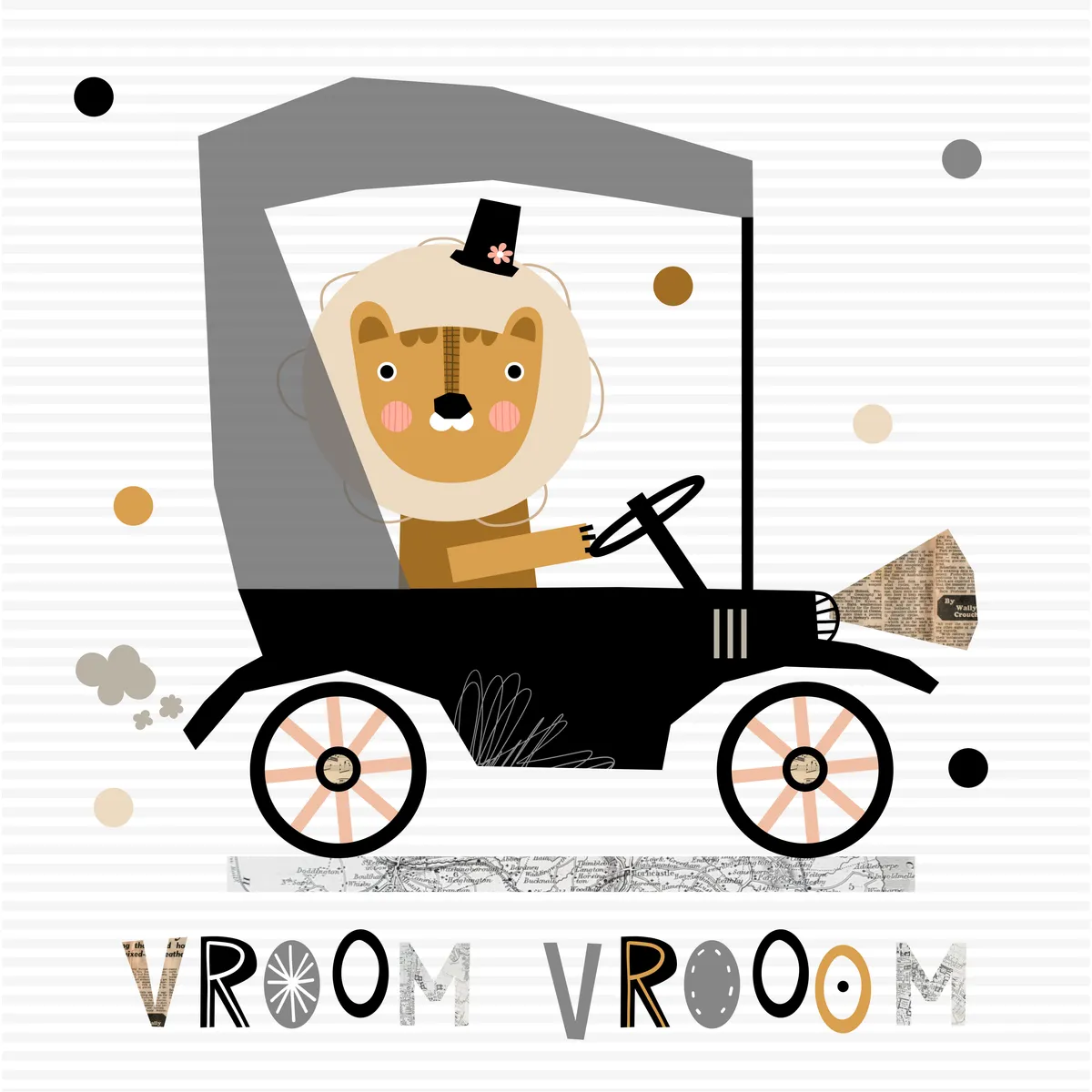 Cover image for Postcards "Vroom Vroom"