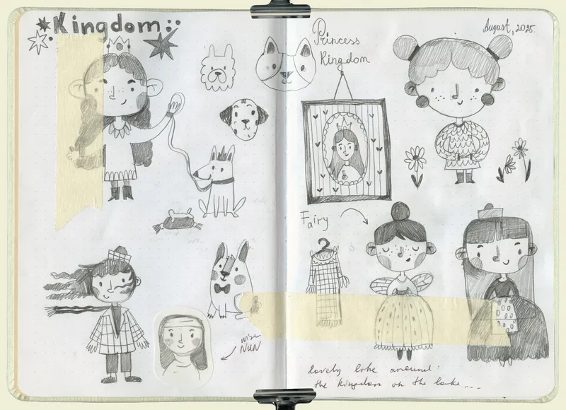 Sketchbook "Princess Kingdom"